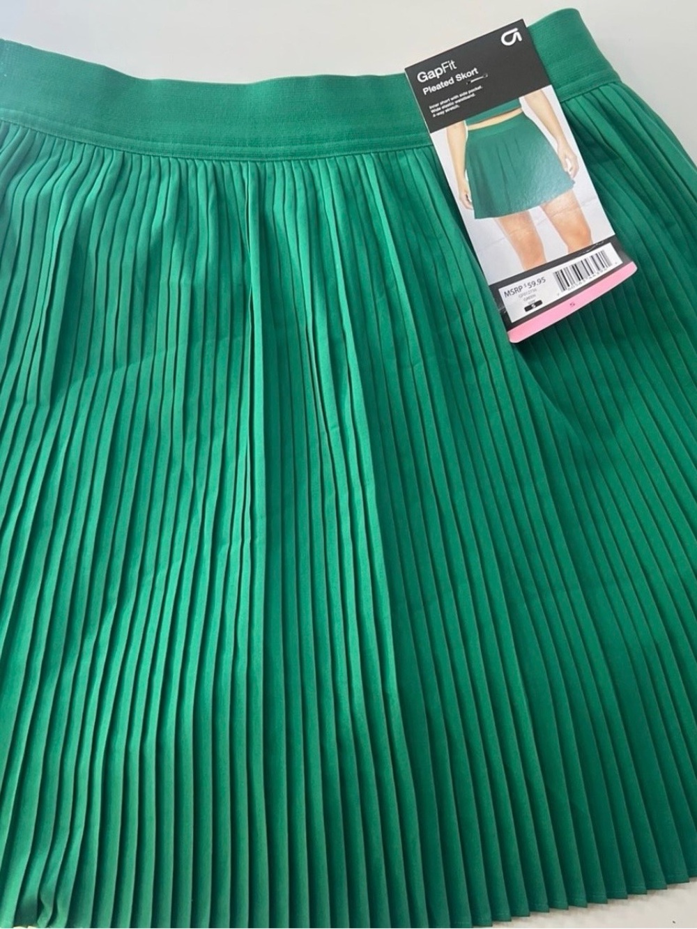 GAP Emerald Green Pleated Skater Skirt